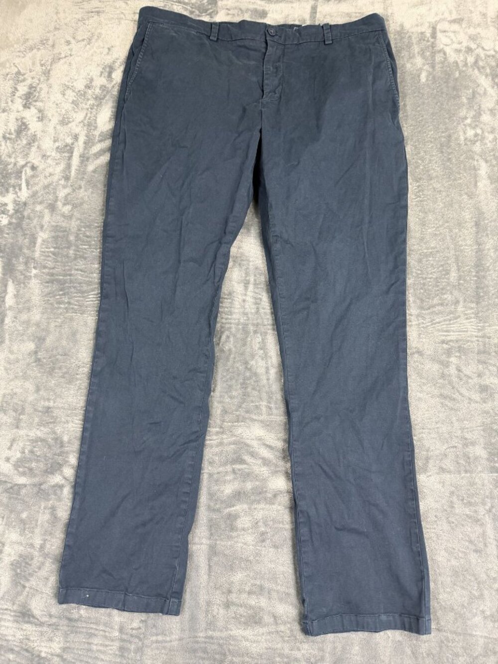 Vineyard Vines Mens Slim Fit Chino Pants Navy Blue 38x32 Cotton Blend